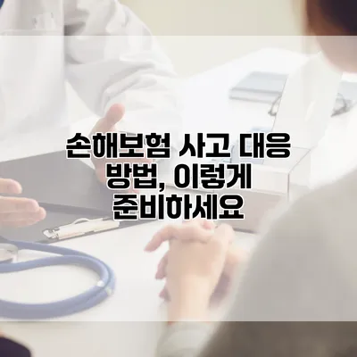 손해보험 사고 대응 방법, 이렇게 준비하세요