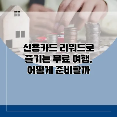 신용카드 리워드로 즐기는 무료 여행, 어떻게 준비할까?