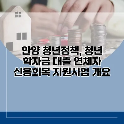 안양 청년정책, 청년 학자금 대출 연체자 신용회복 지원사업 개요